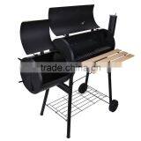 Chimney BBQ / BBQ Grill / Smoker BBQ Deluxe Charcoal BBQ Grill With Trolley thumbnail-6