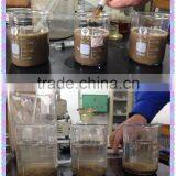 Flocculation and sedimentation treatment for limestone cleaning wastewater