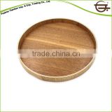 Wholesale Wood Nature Fancy Photo Round Serving Tray