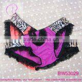 Sex Photo of Ladies Bikini Sexy Transparent Mesh Bikini With Front Lace Two Side Leopard Printed Bikini thumbnail-1