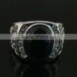 Silver 925 Men Agate Rings thumbnail-1
