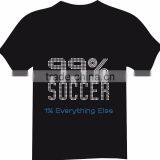 Hot Fix Heat Factory Price Soccer Is My Everything Iron-on Rhinestone Transfer Design for Shirt Appliques thumbnail-1