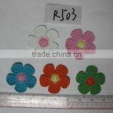 Customized Popular Applique Embroidery Flower Patches thumbnail-1
