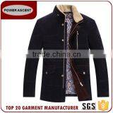 OEM Cotton Spandex Quilting Causal Winter Jacket With Detachable Collar thumbnail-1