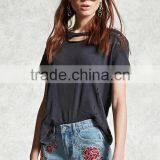 2017 Floral Printing Jeans Shorts High Waisted Denim Shorts Custom thumbnail-2
