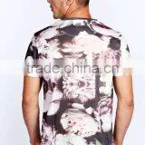 Fashion All Over Floral Sublimation Printing t Shirt thumbnail-2