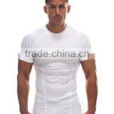 Muscle Tee Shirts Stretch Cotton t Shirt Plain Blank T-shirt thumbnail-5