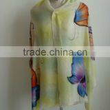 Women Worsted Hand-painted Shawl thumbnail-1
