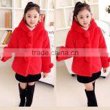 5-11 Years Sweet Beauty Girls Imitation Fur Coat, Comfortable Fashion Autumn and Winter Coat thumbnail-4