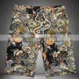 2016 Lattest Design Custom Linen/cotton Mens Printing Beach Shorts thumbnail-6