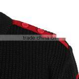 2015 Hot Selling Pullovers Mens Red Black Striped Sweater thumbnail-3