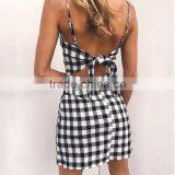 Bow Casual Linen Sexy Dress Backless Beach Summer Dress Sexy Honeymoon Dresses Fit Vestidos thumbnail-3