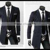 2016 Latest European Style Velvet Trendy Business Long Blazer Suit for Man thumbnail-3