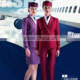 Custom Factory Price Chantilly Outfit Multicolours Stewardess Female Uniforms Wholesale thumbnail-1