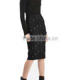 2017 OEM Spring Bandage Studded Figure-hugging Pencil Skirt thumbnail-6