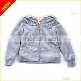 Custom Wholesale High Quality Boutique Lovely Baby Girls Winter Velvet Hoody Sweatshirt With Hood for Baby Girls thumbnail-4