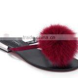 The Fox Hair Bulb Belt Buckle Slippers Sheep thumbnail-1