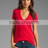 Very Light Jersey v Neck Tee Shirts and Printing thumbnail-1