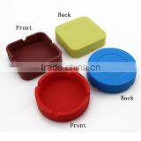 Pocket Portable Round Silicone Wholesale Ashtray thumbnail-1