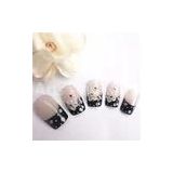 Safe pretty Flower  Nontoxic Ink  Rhinestone nail stickers design for love beauty friends