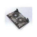Dual Fan Portable 17 Inch Notebook Cooler Holder With Aluminum Body