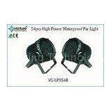 54pcs 3w High Power Supper Brightness LED Par Can Lights / Outdoor Waterproof Par Can thumbnail-1