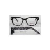 Discount Retro Acetate Optical Eyewear Frames , Leopard Print Glasses Frames Green / Blue thumbnail-1