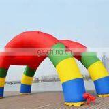 Double tube durable inflatable entrance arch rental, inflatable finish line arch