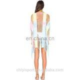 See-through Beach Overalls Swimsuits Models Transparent Beachwear for Sexy Mature Women thumbnail-3