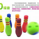 Indoor Sport Toy NBR Plastic Foam Bowling Pins For Children