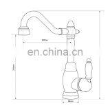 Brass Titanium Gold Brass Pull Down Kitchen Faucet With Retractable Pull Out Wand thumbnail-2