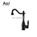 Brass Titanium Gold Brass Pull Down Kitchen Faucet With Retractable Pull Out Wand thumbnail-6