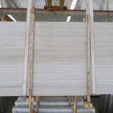 White Marble, White Wooden Marble, White Wenge Marble, White Wood Marble Slab,Grey Serpegiante Marble thumbnail-3