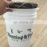 20 Liter Plastic Pail 5 Gallon Drum Big Bucket With Lid thumbnail-2