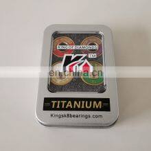 King of Diamonds Gold Titanium Skateboard Bearings thumbnail-6
