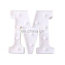 Wedding Party Events Decoration Plastic Mini Led Sign Love Letters