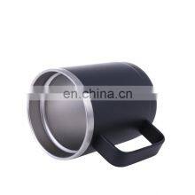 Portable Metal Hot Sale Double Wall Camping Hiking Sample Hiking Double Wall Stainless Steel Tumbler Coffee Travel Mug thumbnail-1