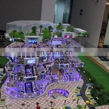 Ручная акриловая модель дома с планировкой интерьера и фигурками мебели thumbnail-4