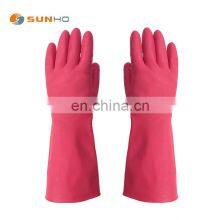 Household Kitchen Items Cleaning Gloves Rubber House Keeping Waterproof Long Sleeve Rubber Latex Gloves thumbnail-2