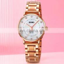 Skmei Brand Watches 1840 Waterproof Rose Gold Women Stainless Steel Lady Watch thumbnail-1