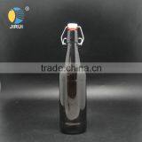 Wholesale 500ml High Quality Food Grade Amber Glass Beer Bottle With Swing Top thumbnail-1