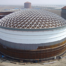 Aluminum Geodesic Dome/ Self-supporting Cover/tank Cover/ Aluminum Cover/roof/top thumbnail-3