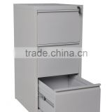 Factory 0.7mm Grey mini metal 3 drawer vertical file cabinet