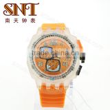 SNT-SI024 plastic silicone watch sports silicone watch bracelet