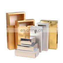 Free Samples OEM China Manufacturer Customized Logo Cheap Solid Drawer Box Gold Foil Hard Paper Sleeve Soap Small Packaging Box
