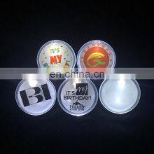Promotional Acrylic Custom Name Flashing Led Badge Pin thumbnail-4