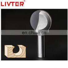 YUESHEN Round Bottom Linear Cutter Durable Noise Reduction 1/4 Woodworking Cutter Milling Cutter thumbnail-2