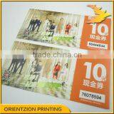 Cash Coupon Printing
