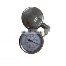 Stainless Steel Pressure Gauge Radial Thread Hydraulic Oil Pressure Gauge Vacuum Gauge thumbnail-4