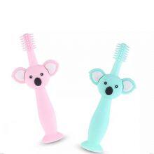 Wholesale Soft Silicone Training Toothbrush Silicone Koala Teether Baby Care Teething Brush thumbnail-2